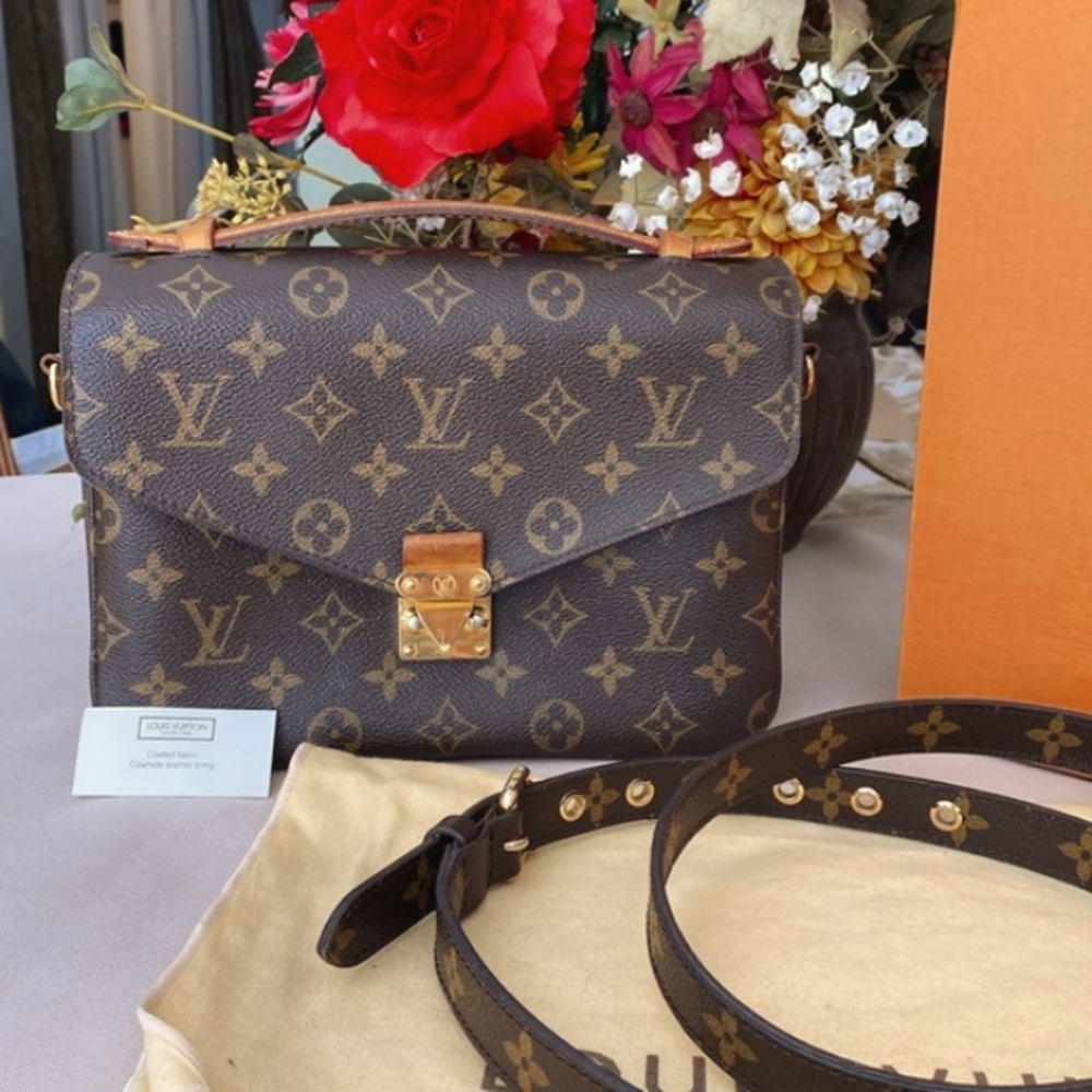 LOUIS VUITTON , Auth monogram pochette Métis crossbody , satchel. - Picture 2 of 16